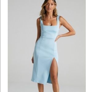 Knee Length Blue Dress Size 4